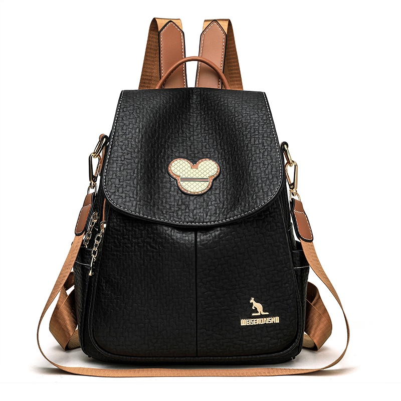 Women Bags Branded - 2026年ラグジュアリートラベルバックパック ファッションスクールバッグ 多ポケット レザーブランド レディース クラシックバックパック