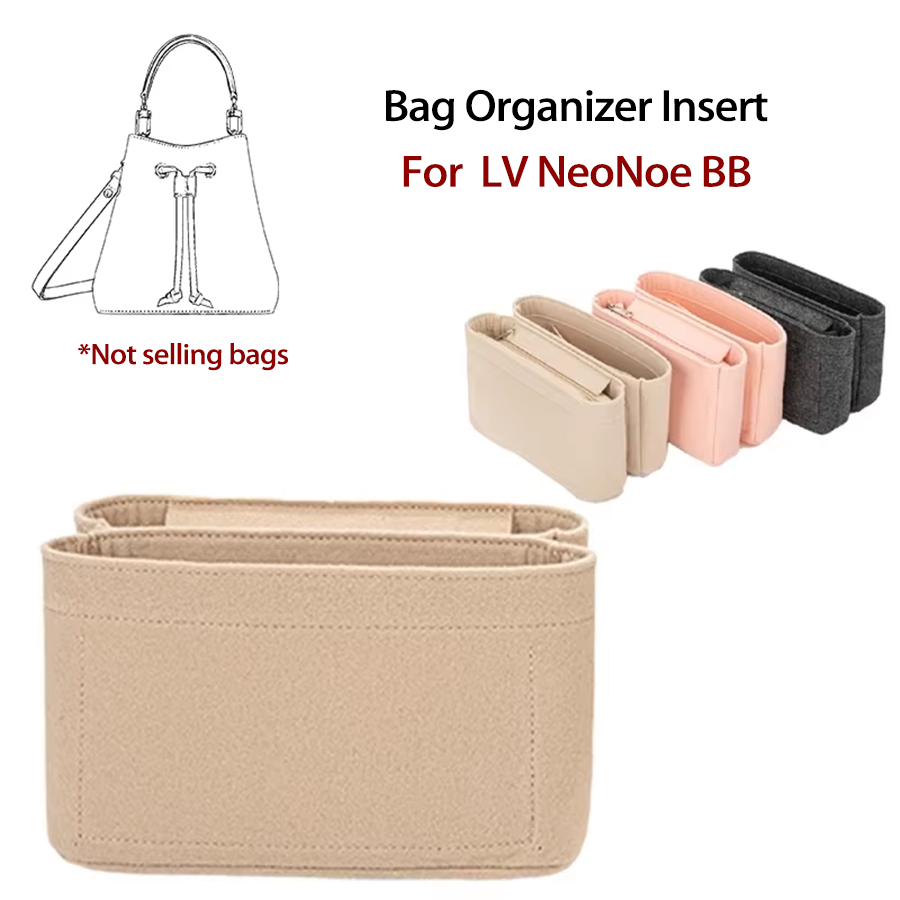 Women'S Bags Handbags - LV ネオネオ BB バケット型バッグ用、フェルト製インナーバッグ、コスメティックバッグ、ハンドバッグ用、バッグシェイパー、メイクアップ用、旅行用、内ポケット
