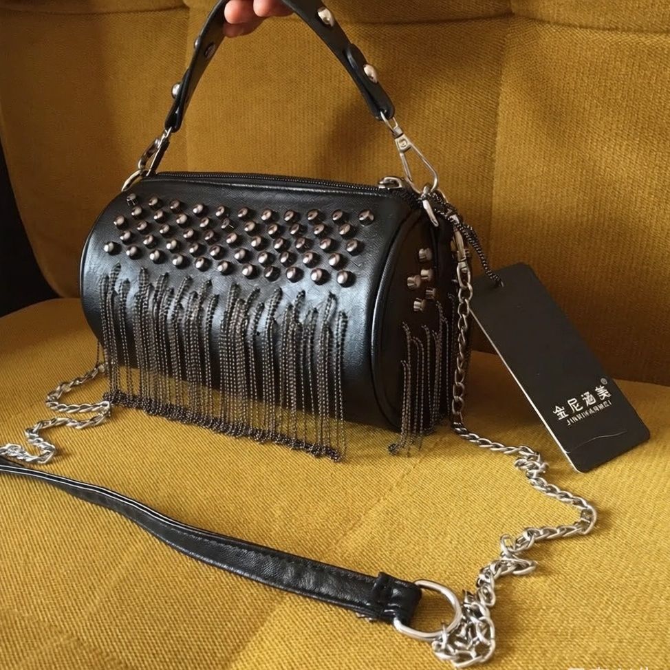 Women Bags 2026 Trends - 2026 ファッションミニタッセルリベットハンドバッグショルダーバッグ女性のためのクロスボディバッグ女性旅行ハンドバッグ夏の電話バッグバケットバッグ