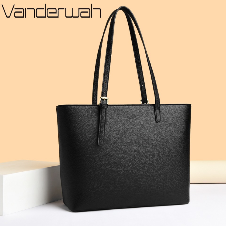 ソリッドカラーの女性のショルダーバッグソフトレザーハンドバッ - Women Bags On Sale のレビューと価格