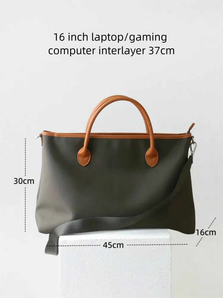 シンプルでスタイリッシュな大容量トートバッグ。女性用、16イ - Women Hand Bags For Office のレビューと価格