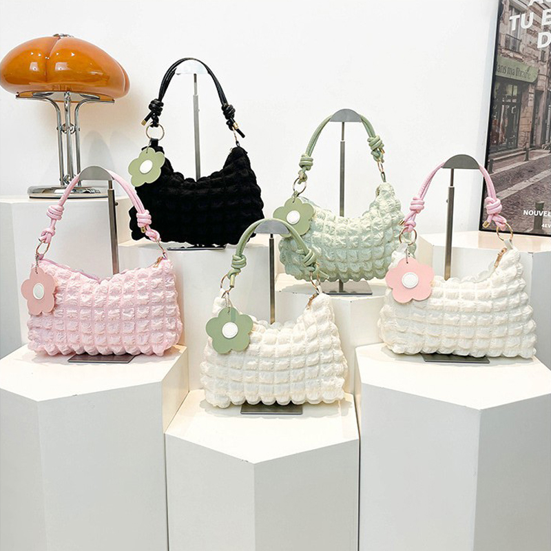 女性の新しいハンドバッグ韓国無地ドーパミンファッショナブルな - Women Bags Branded のレビューと価格
