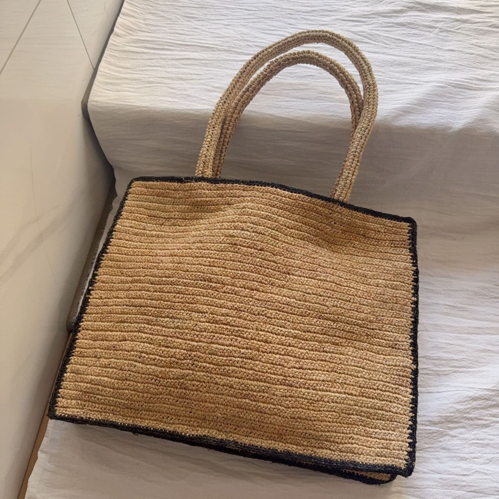 2026年新作ラフィア織りショルダーバッグ手刺繍可愛い小動物 - Women'S Raffia Bags のレビューと価格