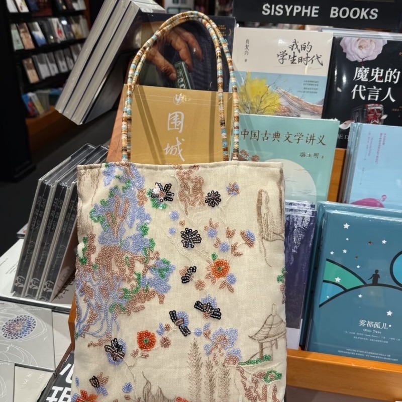 2026年新作中国風刺繍キャンバストートバッグ大容量シングル - Women Bags 2026 Trends のレビューと価格