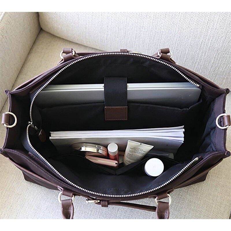 女性向けファッショントートバッグ、14インチ対応のノートパソ - Women Hand Bags For Office のレビューと価格