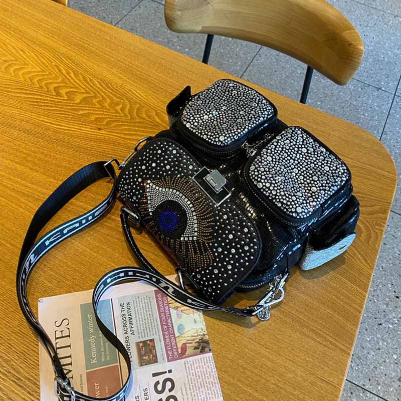 女性用バックパック,大容量ショルダーバッグ,合成皮革,ダイヤ - Women Bags Branded のレビューと価格