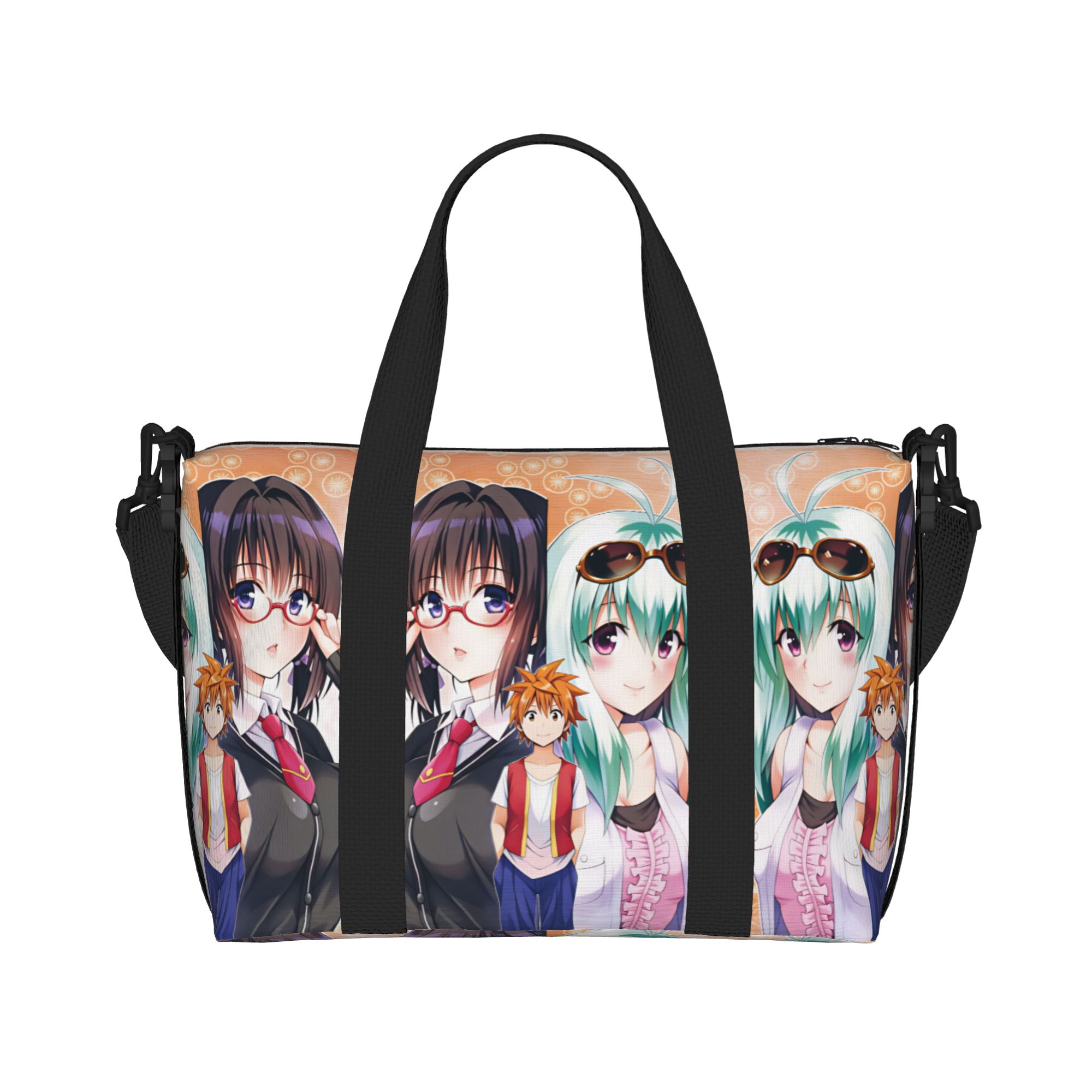 カスタムアニメT-To L-Love R-Ru ビーチトート - Women Bags Ru のレビューと価格